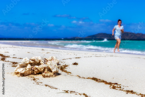 Fotografia Fiji coral sand depo fem