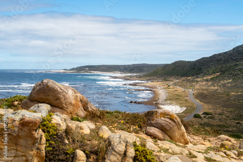 Views of the ocean and coastline near Cape Town South Africa. Taken near the Cape of Good Hope. 