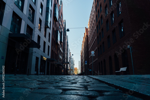 Narrow street in Gdansk