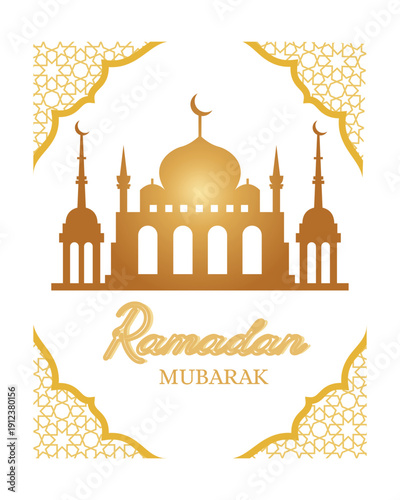 Islamic background design for Ramadan kareem (template vectors)