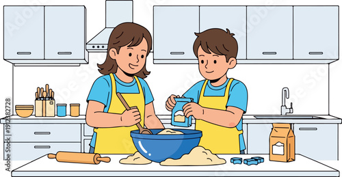 Kids Building Block Tower Isolated Transparent Background Flat 2D Vector Illustration