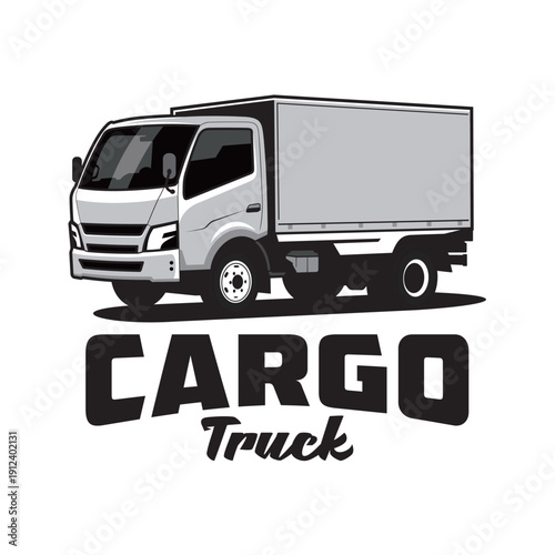 delivery truck icon cargo truck icon logo illustration of a cargo truck cargo truck logo design