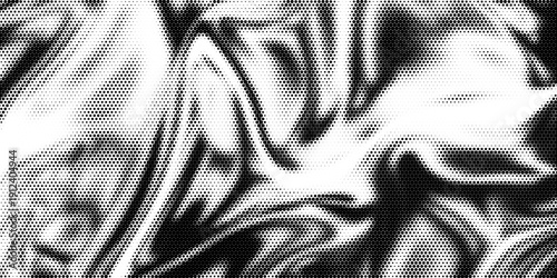 Grunge halftone gradient background. Faded grit noise texture. White and black sandy wallpaper. Retro pixelated backdrop. Anime or manga style comic overlay