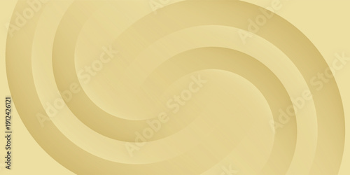Abstract Background with 3d circle very soft yellow papercut layer, vector illustration
