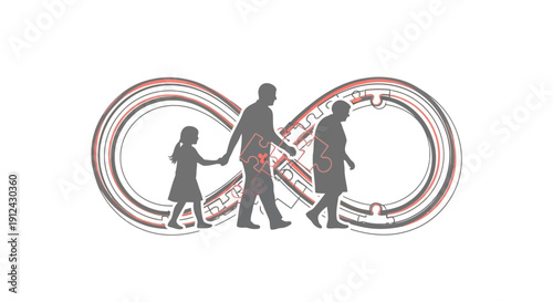 Generations Infinity Symbol Family Silhouette