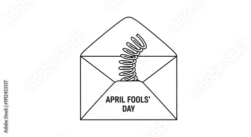 April Fools Day Envelope Surprise with Spring
