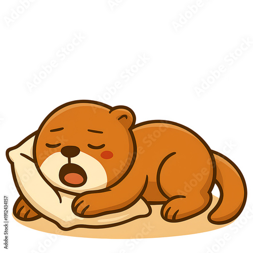 Sleeping Otter Missed Suhoor
