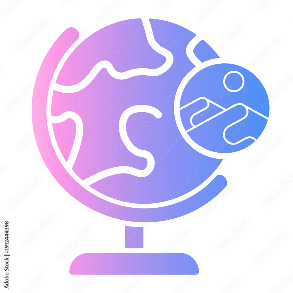 Obraz premium adventure Gradient icon