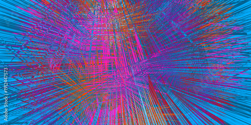 3D colorful abstract background overlap layer on dark space with circles shape effect decoration. Modern graphic design element glowing style concept for web, art, poster, card, cover, or brochure