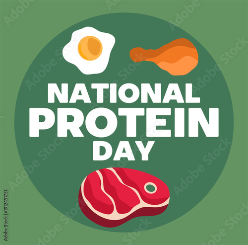 National Protein Day with delicious and nutritious protein foods