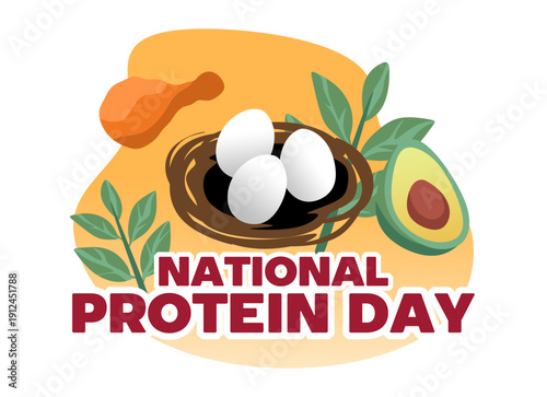 National Protein Day with delicious and nutritious protein foods