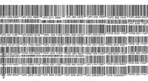 diverse universal product codes and digital barcodes key for product identification modern retail and supply chain.