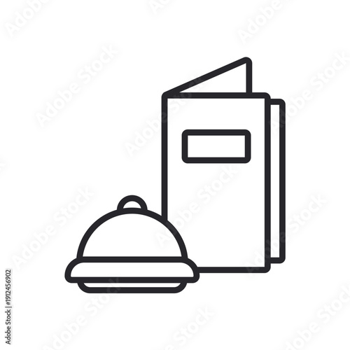 menu icons outline and Flat Style,transparent background

