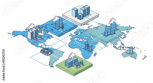Global Data Center Network and Cloud Computing Infrastructure.
