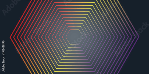 Abstract colorful 70s background vector. Vintage retro wallpaper with rainbow stripes and wavy lines.
