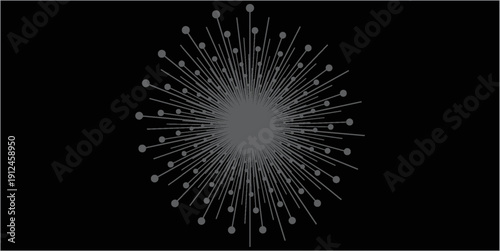 Spiral sound wave rhythm abstract dynamic lines vector background