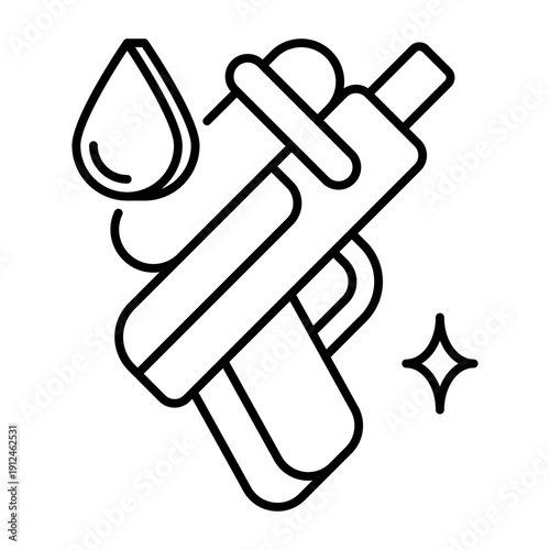 This Water Gun 2 icon is suitable for Holi Indian Festival.