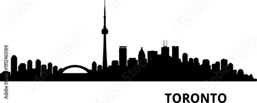 Canada city silhouette
