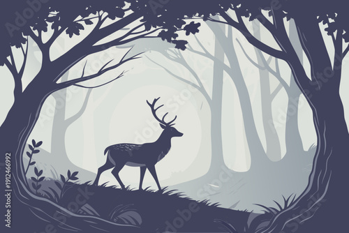 deer in the forest