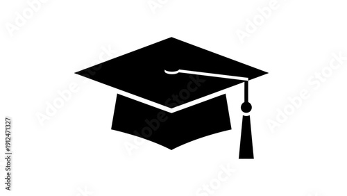 Graduation Cap Icon Symbol Education.
