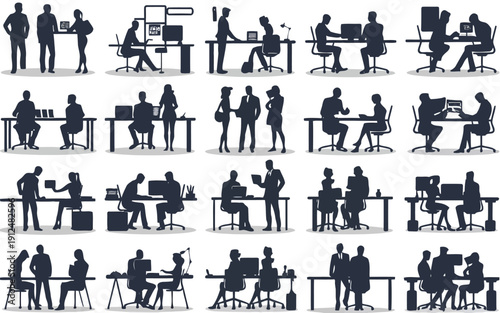 Colorful array of diverse cartoon characters in various poses and expressions