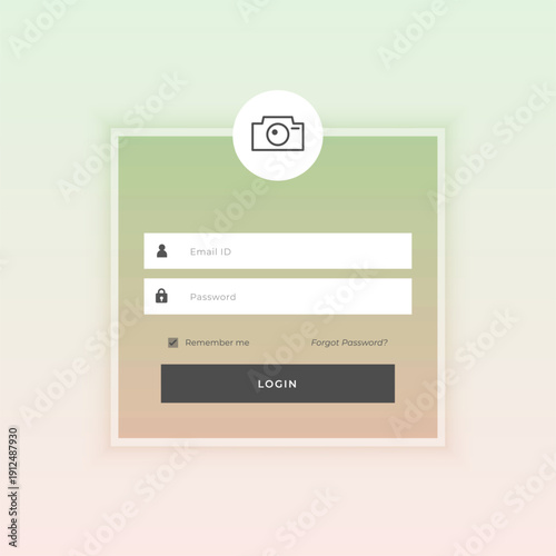 eye catching online signup page from template with easy user interface