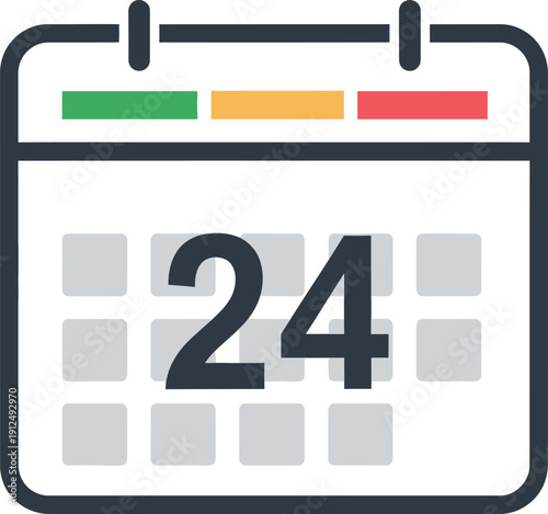 Calendar Page 24 Icon.