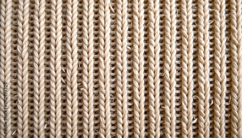 A woven fabric with a repeating pattern. The fabric has a natural, beige or tan base color, with what appears to be a lighter beige thread creating the pattern