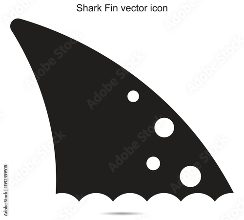 Shark Fin vector icon