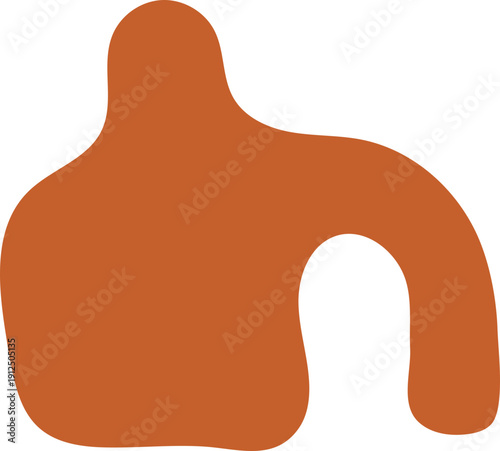 Rustic Pottery Jar, Cute Irregular Design