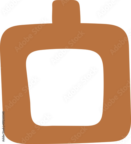 Unique Earthenware Jug, Basic Decorative Shape