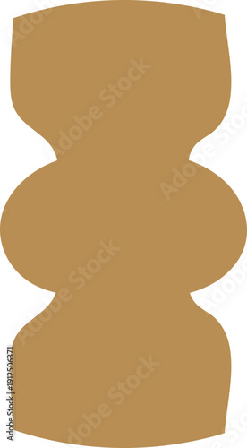 Rustic Pottery Vase, Basic Earthenware Design