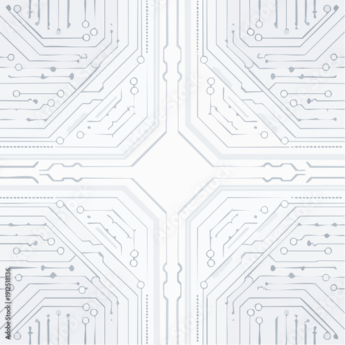 Digital circuit board pattern, abstract technological background, clean and modern design