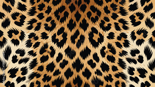 Vibrant Leopard Print Pattern with Dynamic Gradient Symmetry (Design, Spots, Color, Gradient, Energy, Movement, Texture, Composition, Art)