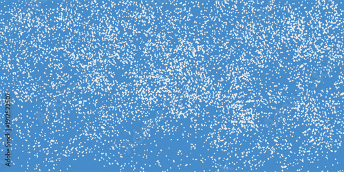 Abstract Blue Background with White Fine Particle Dust Texture
