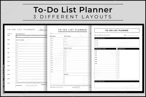 Daily To-Do List Planner for Task Organization, Productivity Schedule and Appointment Tracker,