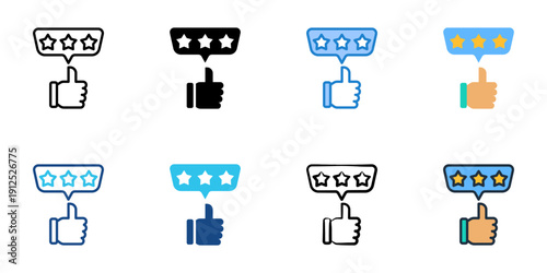 After action review icons set multiple style collection. Editable stroke 
