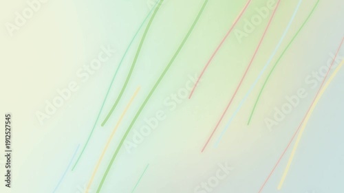 Vibrant colorful streaks on soft gradient background