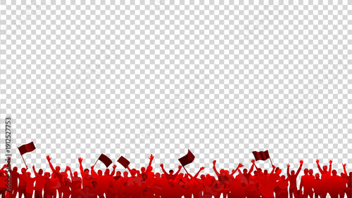 Vibrant red poppies blooming against a stark white background in a field