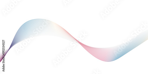 Abstract Gradient Wave Background with Soft Flowing Curves and Light Color Blends, Modern Clean Design for Creative and Digital Visuals.