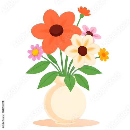 vase, flowers, floral, icon, bouquet, bloom, blossoms, petals, plant, botanical, garden, nature, decorative, decor, home, interior, ornament, arrangement, fresh, natural, beauty, elegant, romantic, il