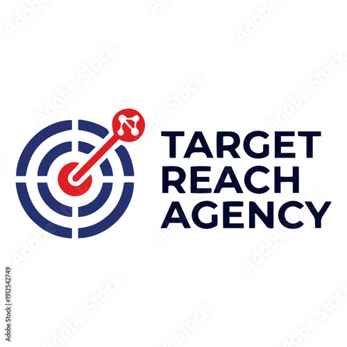 Target Reach Agency Logo – Digital Marketing Vector