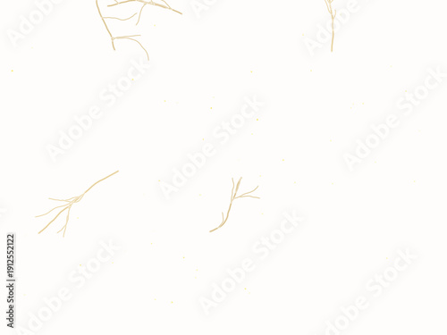 Marble texture pattern with delicate gold cracks on a pristine white background for luxury stone design