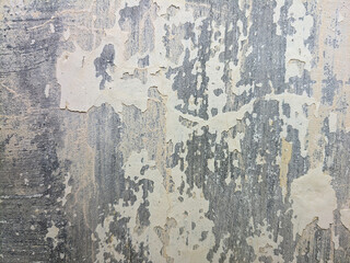 Ingelijste posters Verweerde muur Abstracte grunge betontextuur in grijstinten  © Bastian