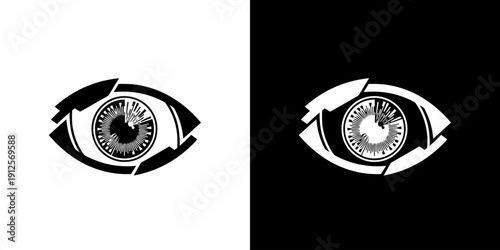 Eye with Clockwork Mechanism Inside.