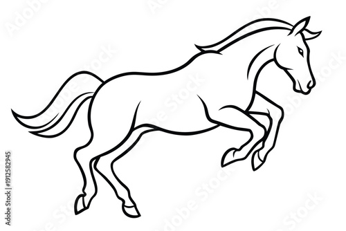 Horse, Dynamic Leaping Equine