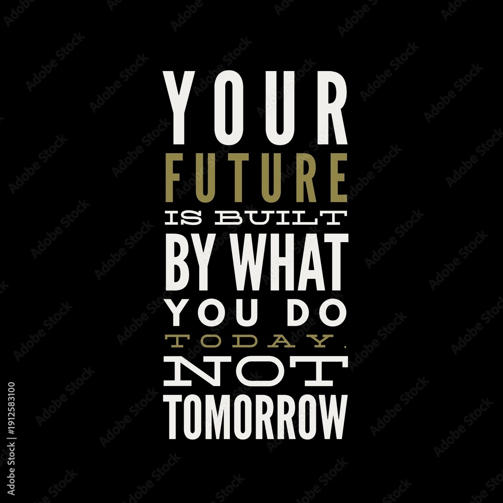 Obraz premium Motivational quotes for success in life. Quotes in beautiful typography with black background. 
