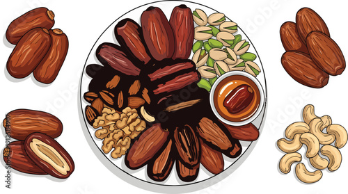 Outdoor Patio Furniture with String Lights.