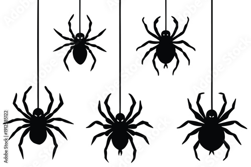 Spiders, Hanging Halloween Decoration