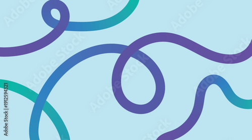 Rainbow wave line set. Abstract liquid swirl shapes with gradient background, abstract Color Circle Line Backgrounds. Chain Shape Gradient Lines Pattern, Vibrant ribbon curves backgroun